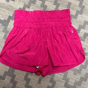 Stylish Fuchsia Women's Athletic Shorts
